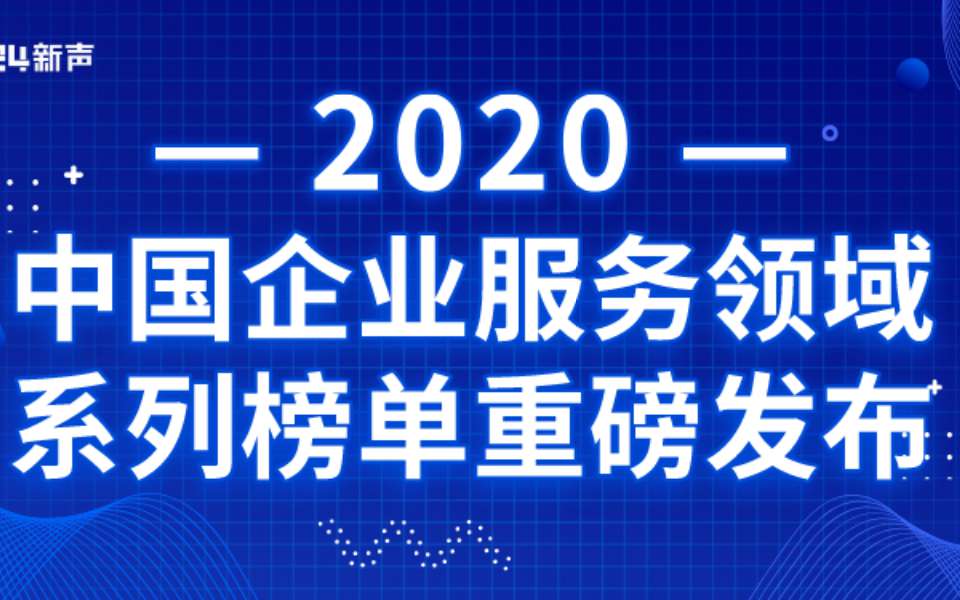 datacanvas入选2020年中国企业服务领域高成长企业top100！